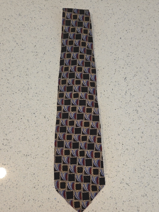 Dior Other - Christian Dior Monsieur Silk Tie Geometric Pattern